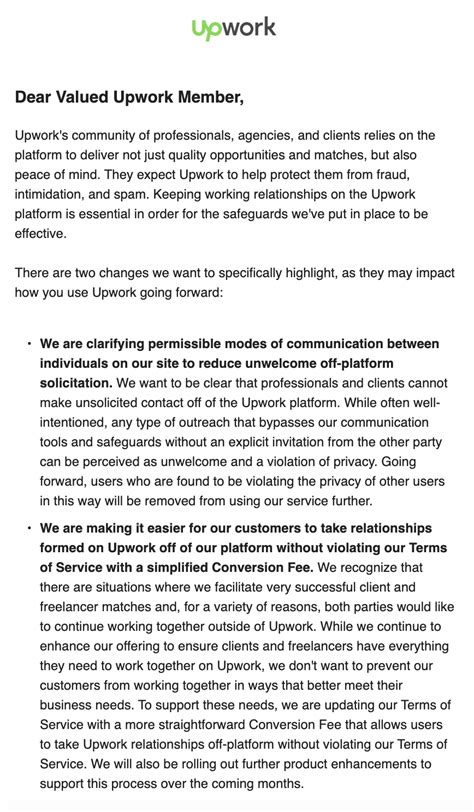 The Upwork Conversion Fee.